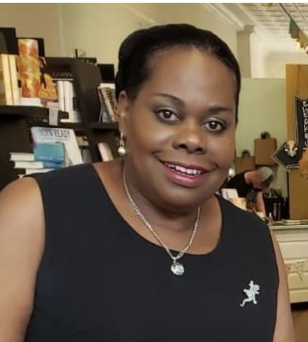 Portrait of local artist and instructor Dixie Lee Hedrington-Miller.